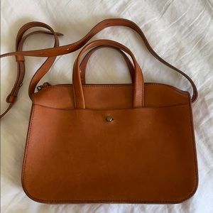 Madewell Crossbody sat her - honey leather
